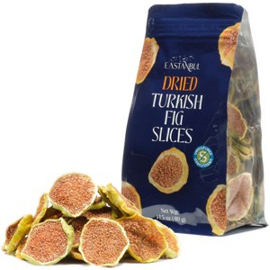 Eastanbul Turkish Dried Figs Slices, Sun Dried Fruit Chips, No Sugar Added Turkish Figs, Vegan, Gluten-Free, 14.5oz - 1 of 4