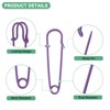 Unique Bargains Sewing Large Safety Spring Lock Blanket Bulk Pins 30 Pcs - 2 of 4