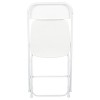 Emma and Oliver Set of 6 Stackable Folding Plastic Chairs - 650 LB Weight Capacity - 4 of 4