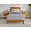 AFI Furnishings Nantucket Twin XL Foundation Bed with Attachable USB Charger, Light Toffee - 3 of 4
