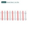 Unique Bargains Dollhouse Home DIY Crafts Wooden Decorative Miniature Ornament Garden Fence - 3 of 4