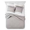Gray Solid Quilt and Sham Set - The Industrial Shop - 2 of 3