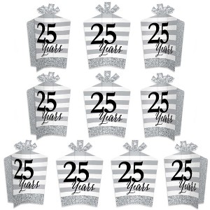 Big Dot of Happiness We Still Do - 25th Wedding Anniversary - Table Decorations - Anniversary Party Fold and Flare Centerpieces - 10 Count - 1 of 4