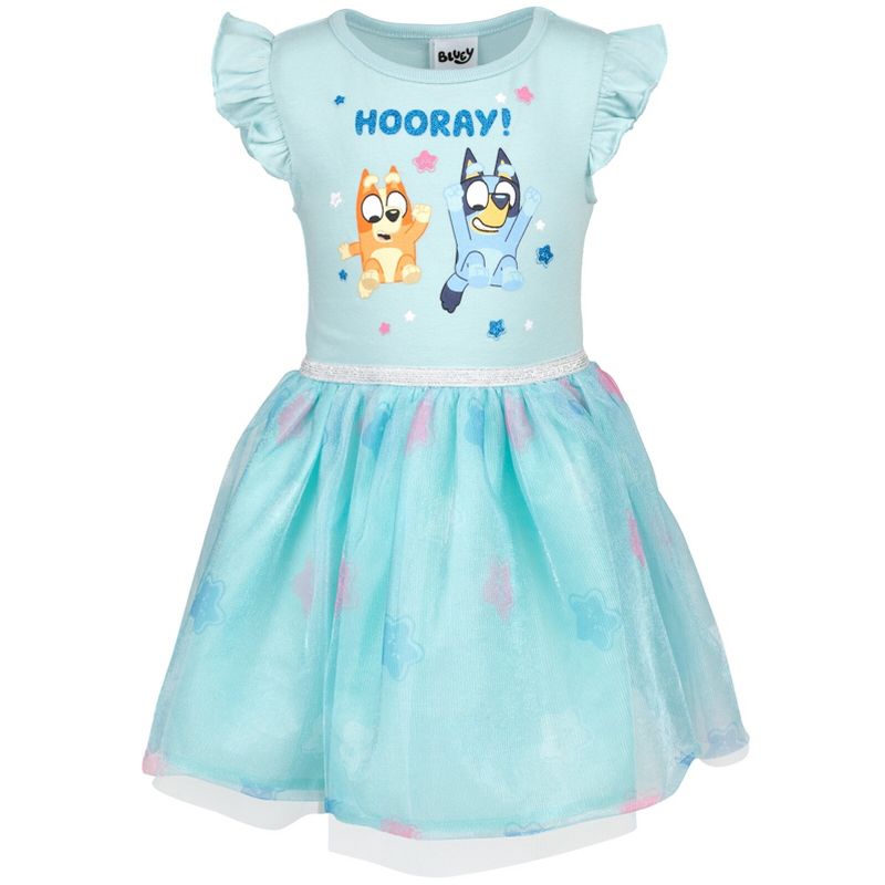 Bluey Bingo Bluey Girls Dress Toddler to Big Kid, 1 of 10
