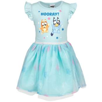 Bluey Bingo Bluey Girls Dress Toddler to Big Kid