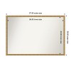 Amanti Art Mila Non-Beveled Wood Framed Bathroom Vanity Wall Mirror - 3 of 4