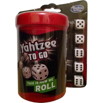 Hasbro Yahtzee to Go Travel Game - Great For Planes, Cars and Whenever You Are On The Go!