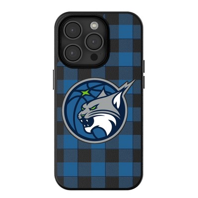 Keyscaper Minnesota Lynx Plaid MagSafe Compatible Cell Phone Case for iPhone 16 Pro