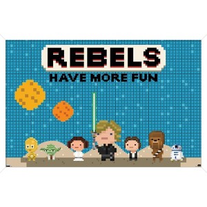 Trends International Star Wars: 8-Bit - Rebels Framed Wall Poster Prints - 1 of 4
