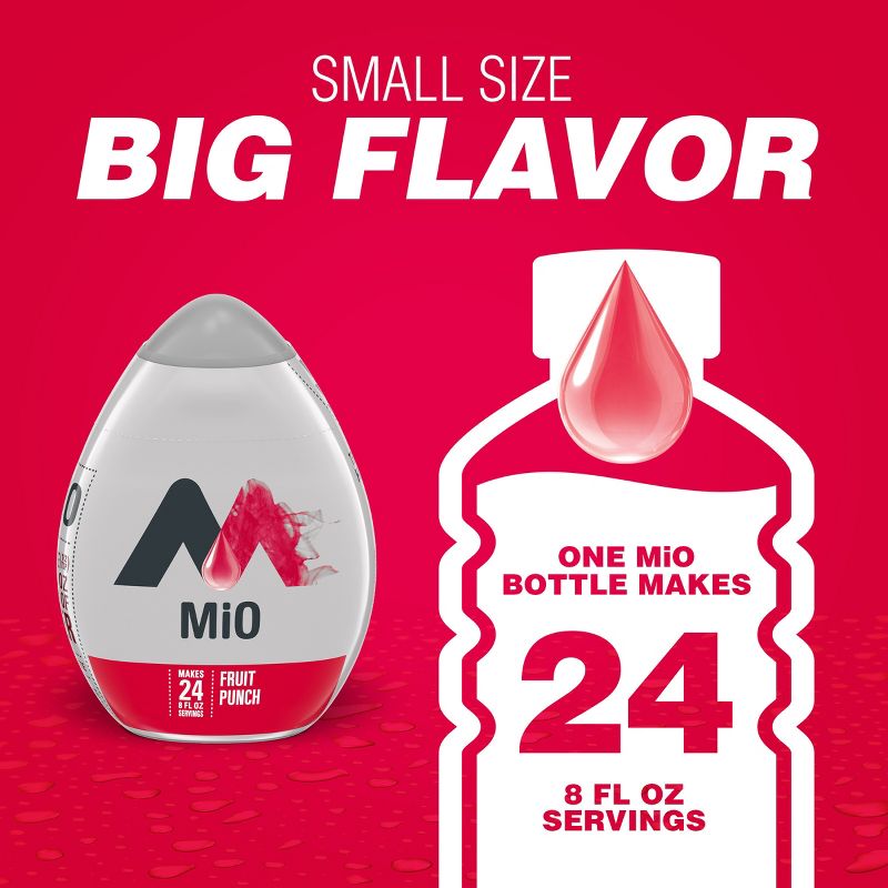 MiO Fruit Punch Liquid Water Enhancer - 1.62 fl oz Bottle, 5 of 12