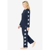 Dreams & Co. Dreams & Co Side Print Pajama Set - 4 of 4