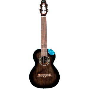 Flight Nighthawk Tenor Acoustic-Electric Ukulele Black - 1 of 2