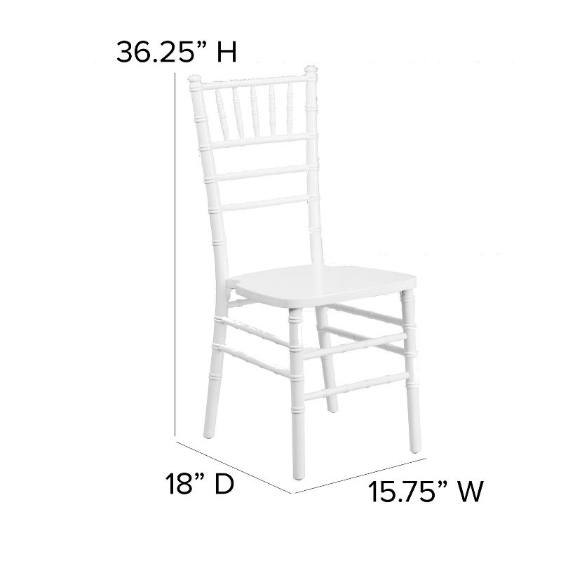 Flash Furniture HERCULES Series Wood Chiavari Chair, 5 of 12