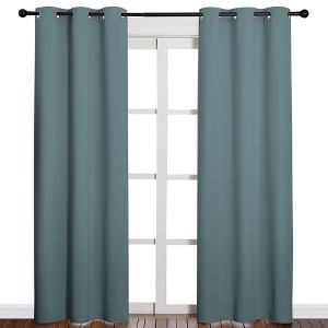 NICETOWN Grommet Top Blackout Curtains, Thermal Insulated Noise Reducing Window Drapes (Set of 2) - 1 of 4