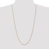 Black Bow Jewelry 1.4mm 10k Yellow Gold Solid Singapore Chain Necklace - 2 of 4