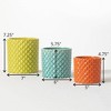 Sullivans Set of 3 Small Ceramic Planters 7.25"H  5.75"H  & 4.75"H - 4 of 4