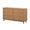 Plank+Beam Solid Wood Classic 6-Drawer Solid Wood Dresser, Storage Dresser for Bedroom, Chest of Drawers - 2 of 4
