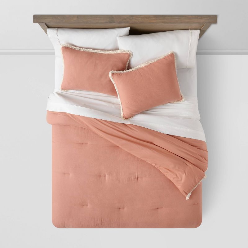 Cotton Tassel Border Comforter & Sham Set - Threshold™, 3 of 8