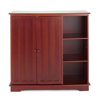 The Lakeside Collection Beadboard Wooden Storage Cabinets