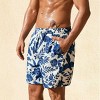 Men's Indigo Waves Floral Board Shorts - Cupshe - 2 of 4