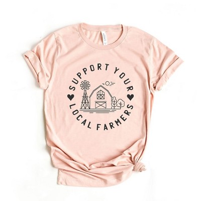 Simply Sage Market Women's Support Farmers Barn Short Sleeve Graphic Tee
