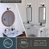 VAXCEL Bellwood Traditional Bathroom Vanity Lighting Fixture, Clear Seeded Bell Glass Shade - 3 of 4