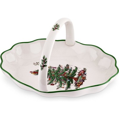 Spode Christmas Tree Oval Bread Basket