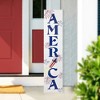 Northlight Patriotic "America" Fireworks Wooden Porch Board Sign Decoration - 36" - 2 of 4