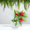 Unique Bargains Artificial Plants Plastic 3.15"x3.15"x4.33" 1 Pcs - 2 of 4