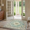Lahome Boho Traditional 3'x5' Area Rugs Ultra-Thin Soft Washable Rugs for Living Room Non-Shed Print Indoor Carpet for Bedroom Playroom Nursery - 3 of 4