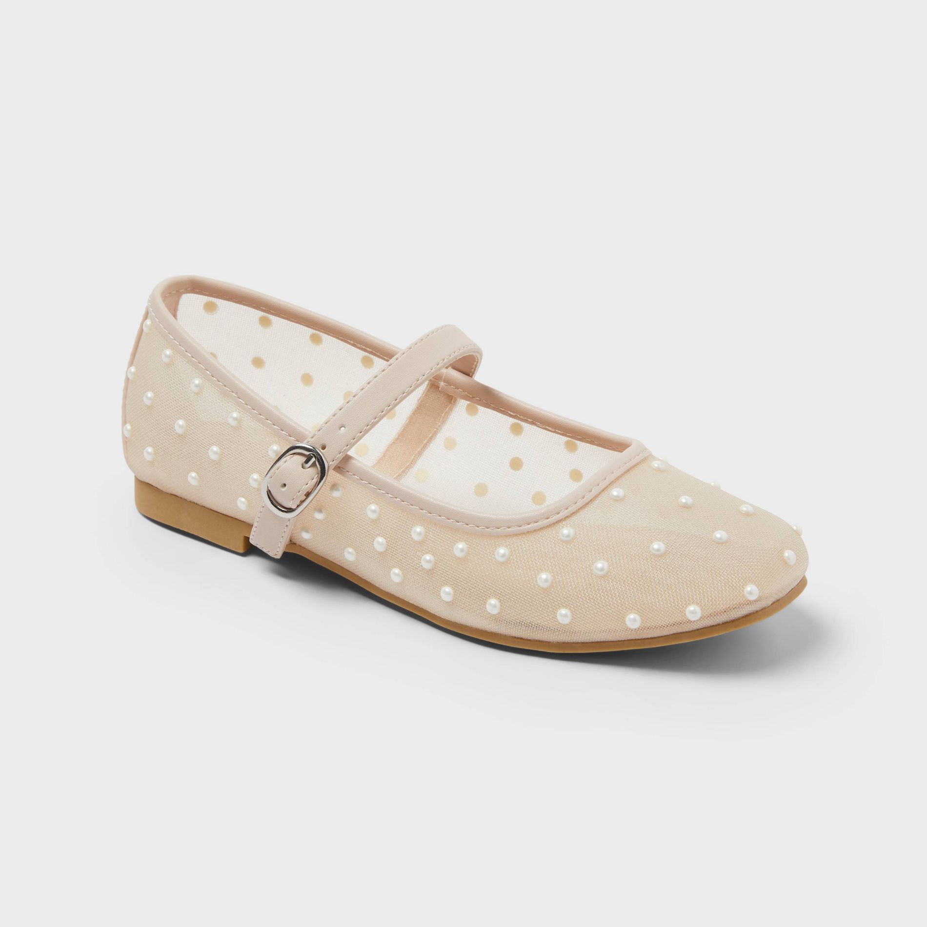 Kids' Noelle Pearl Mary Jane Flats - Cat & Jack™