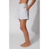 Yogalicious Womens Ribbed Wide Leg Lounge Short - 2 of 3