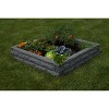 Evergreen Faux stone raised bed - self watering 4 x 4 - 2 of 3