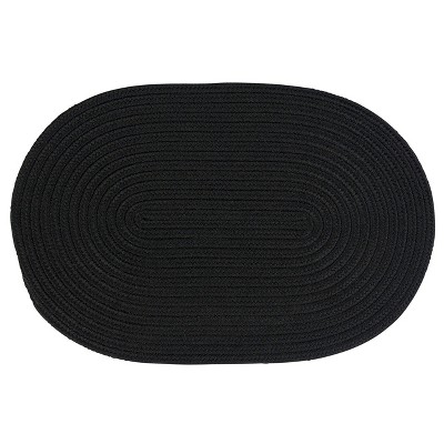 Colonial Mills Boca Doormats - Black 18" x 30"