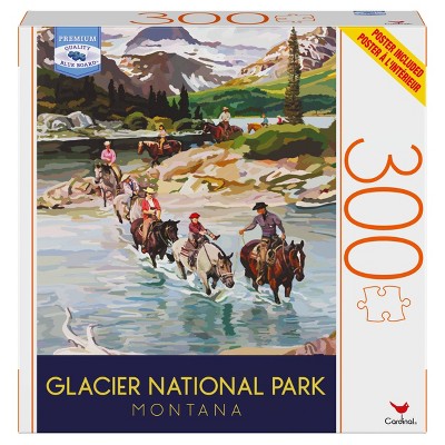 Cardinal Glacier National Park Jigsaw Puzzle - 300pc