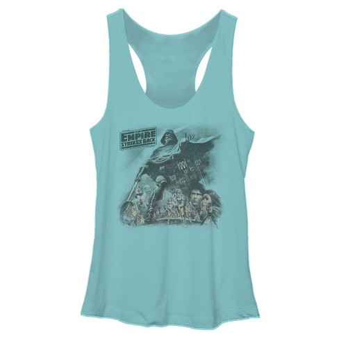 Women's Star Wars Vader Strikes Back Racerback Tank Top - image 1 of 3