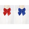 Allegra K Women's Pre-tied Adjustable Neck Strap Solid Color Cute Bowknot Bow Tie 2Pcs - 4 of 4