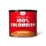 100% Colombian Medium Roast Ground Coffee - 24.2oz - Market Pantry™