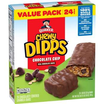 Quaker Chewy Dipps Chocolate Chip Granola Bars - 26.2oz/24ct