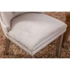 PAGED Classic Velvet Dining Chairs Set of 2 Tufted Upholstered Living Room Chairs with Wood Legs, Nailhead Trim for Living Room - 4 of 4