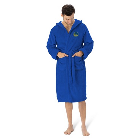 Golden State Warriors NBA Hooded Silk Touch Bath Robe 26x47 Inches - image 1 of 4