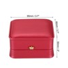 Unique Bargains PU Leather Velvet Cloth Vintage Elegant Design Bracelet Box 2 Pcs - 2 of 4