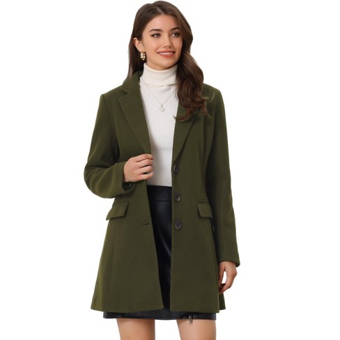 Womens olive best sale green winter coat