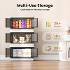 Acoinel 8.4 Gallon Collapsible Storage Bins with Lids,Doors and Wheels - 2 of 4