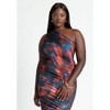 ELOQUII Ruched One Shoulder Dress - 4 of 4