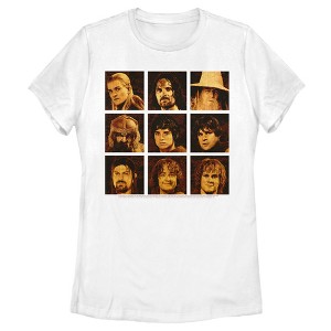 Women's Lord of the Rings Fellowship of the Ring Character Boxes T-Shirt - 1 of 4