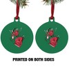 Mississippi Valley State University Primary Logo Aluminum Holiday Christmas Tree Ornament - 2 of 4