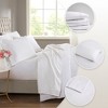 600 Thread Count Cotton Blend Deep Pocket Ultra Soft Fuzzy Sheet Set, Prime Bedding Sets for Bedroom, Cozy Winter Bedding for Luxury Decor Style, Machine Washable Fitted Sheet for Queen / King Size, Xmas Bedding - 2 of 4