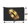 Lord of the Rings The One Ring Makeup Cosmetic Bag Organizer Pouch - 4 of 4
