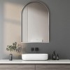 24" X 36" Recessed Bathroom Medicine Cabinets With Mirror,Arched Medicine Cabinet-Cuddlewood - 3 of 4